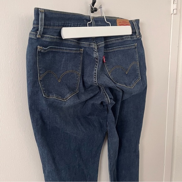 Levi’s 710 Super Skinny Women’s Mid Rise Blue Jeans Denim 32 x 30 - Picture 7 of 16